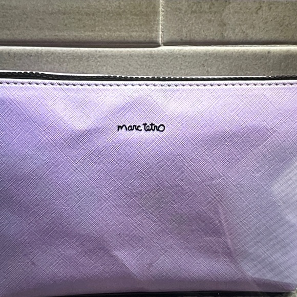 Marc Tetro Lavender Dog Print Travel Pouch - Picture 2 of 9